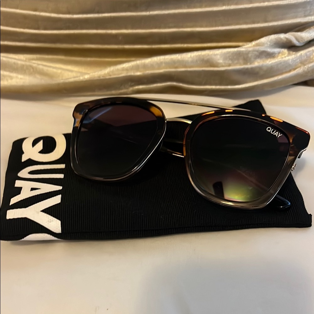 Quay Australia Brown Gradient Sunglasses
